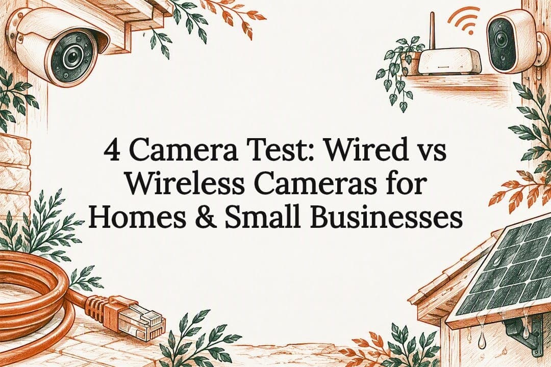 4 Camera Test: Wired vs Wireless Cameras for Homes & Small Businesses